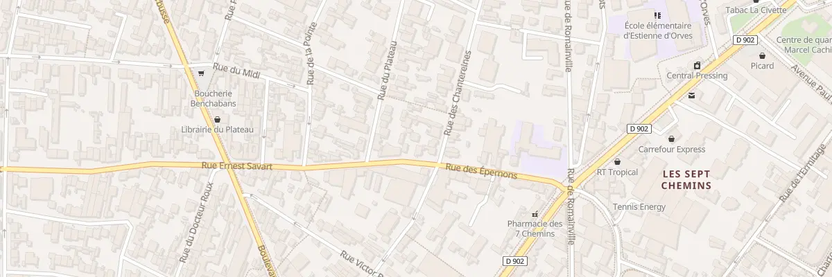 Plan du 135 Rue Ernest Savart à Montreuil