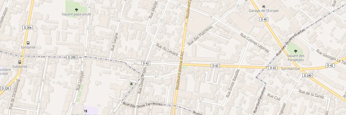 Plan du 81 Rue de la Solidarité à Montreuil