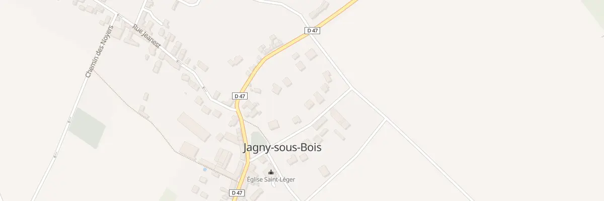Plan du 3 Rue du Faflot à Jagny-sous-Bois