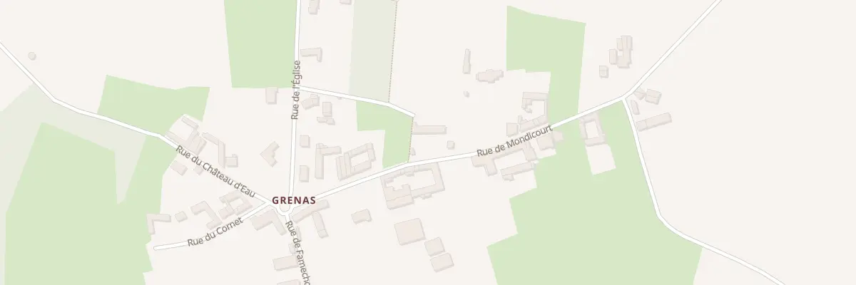 Plan du 5 Rue de Mondicourt à Pommera