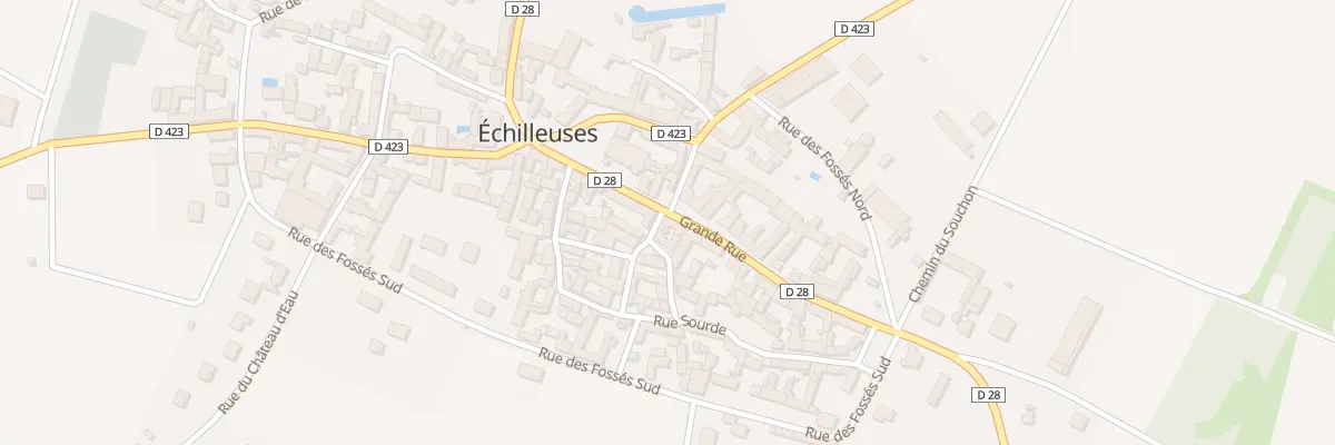Plan du 2 Grande Rue à Échilleuses
