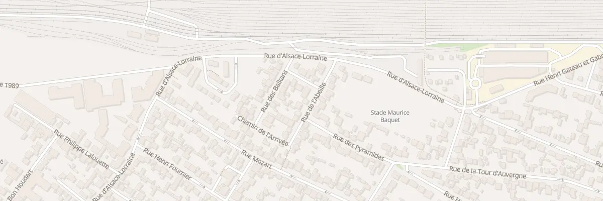 Plan du 15 Rue De L’Abeille à Drancy