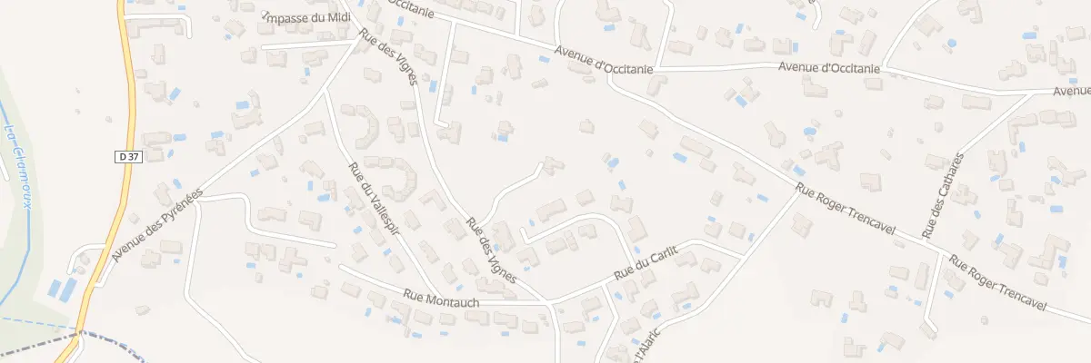 Plan du 7 Rue des Vignes à Malves-en-Minervois
