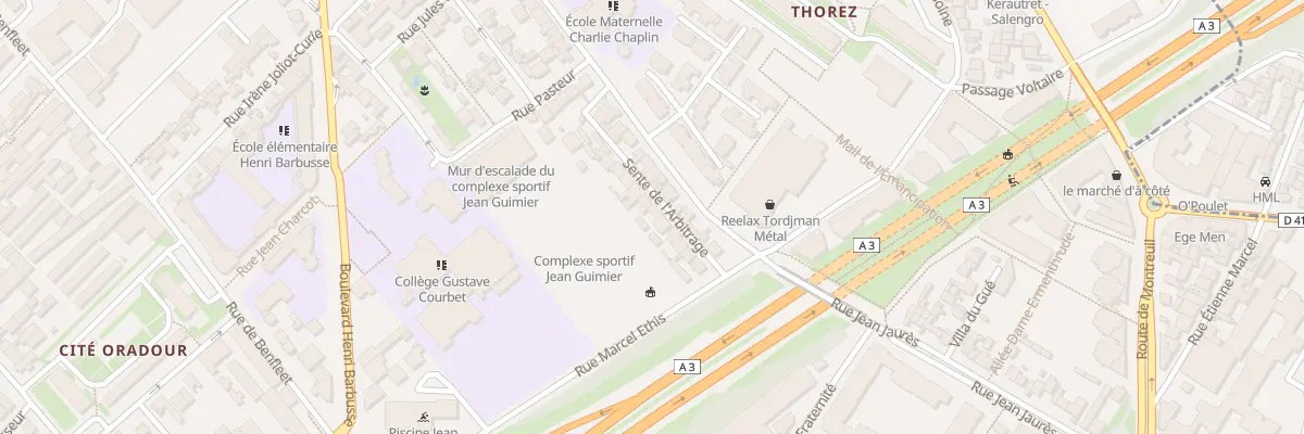 Plan du 18 Vc Sainte Arbitrage à Romainville