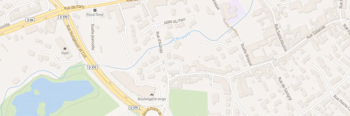 Plan du 2 All Louis VII le Jeune à Gonesse