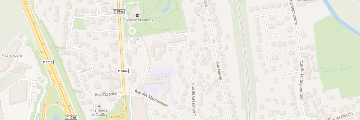 Plan du 15 Rue de Grésilmont à Cauffry