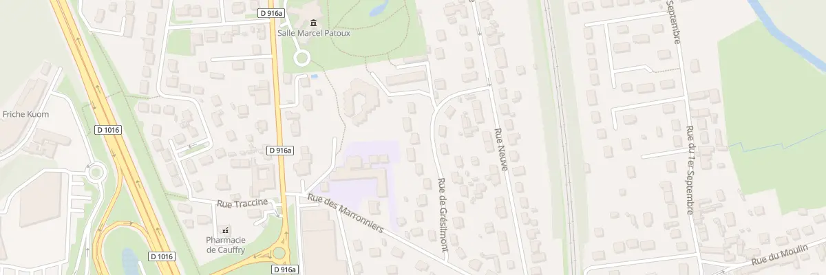 Plan du 13 Rue de Grésilmont à Cauffry