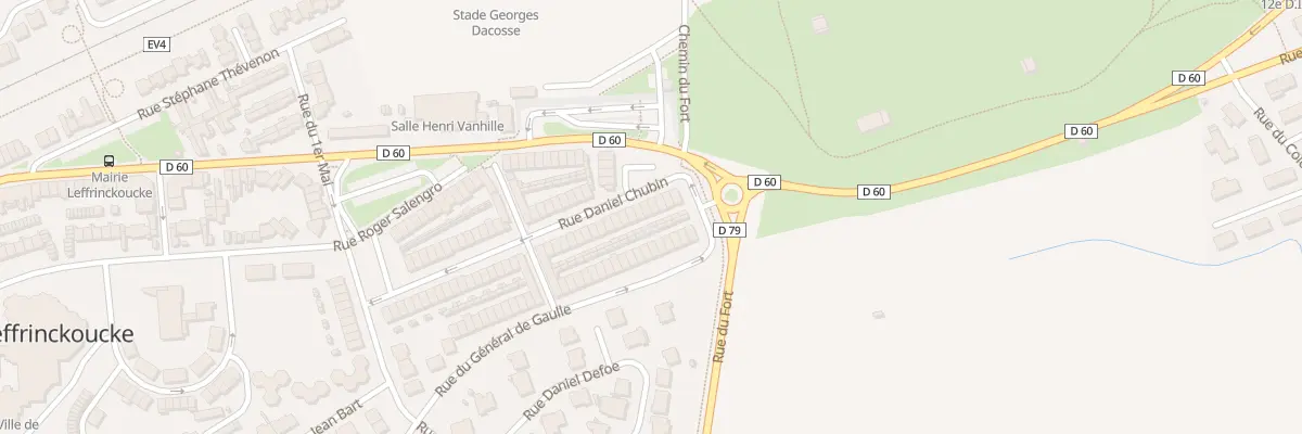 Plan du 196 Rue Daniel Chubin à Leffrinckoucke