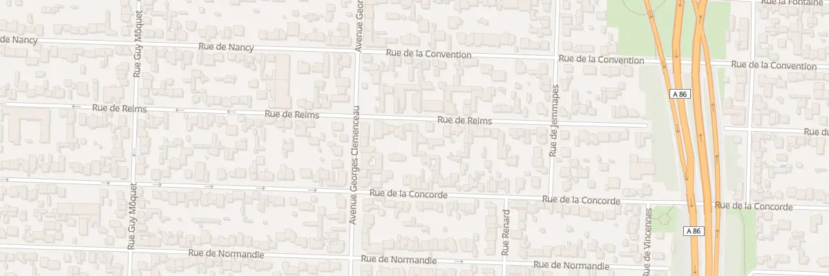 Plan du 72 Rue de Reims à Maisons-Alfort
