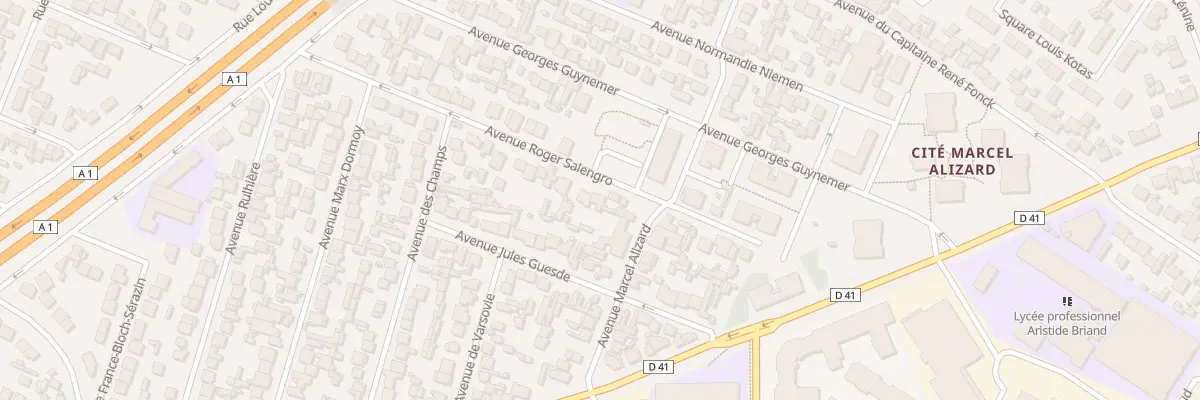 Plan du 48 Rue Roger Salengro au Blanc-Mesnil