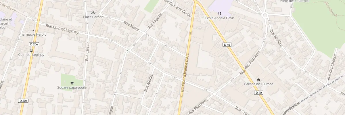 Plan du 40 Rue Malot à Montreuil
