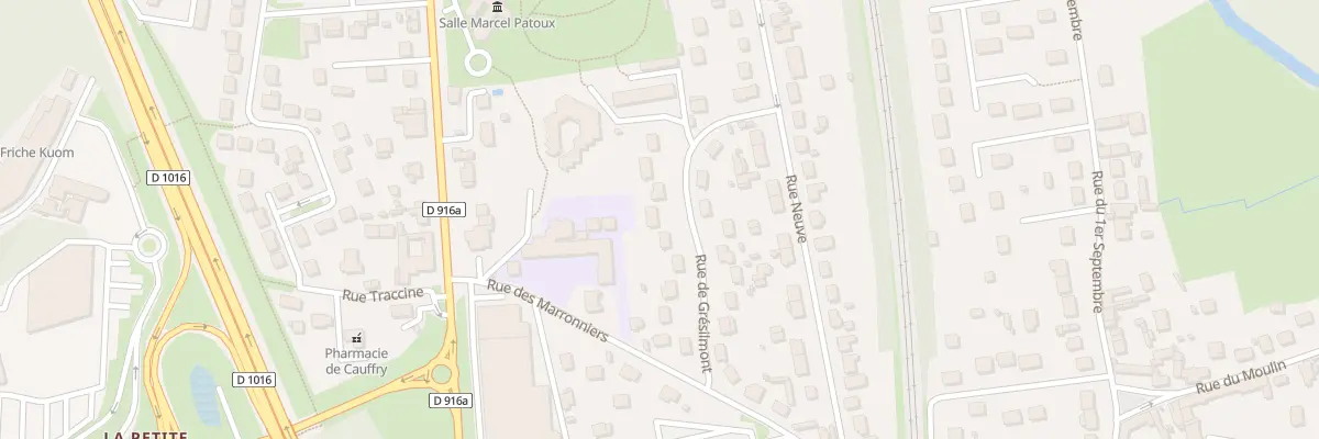 Plan du 11 Rue de Grésilmont à Cauffry
