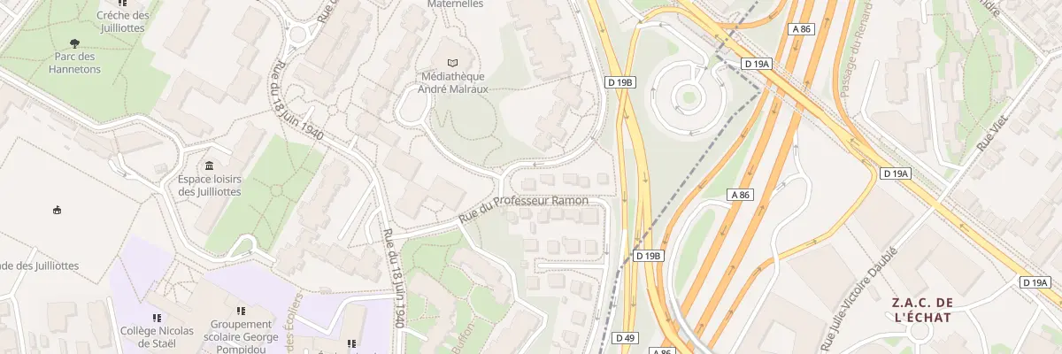 Plan du 10 Rue du Prof Ramon à Maisons-Alfort