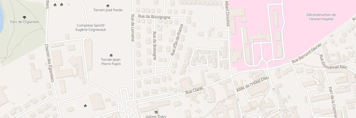 Plan du 20 Rue de l’Ile de France à Gonesse