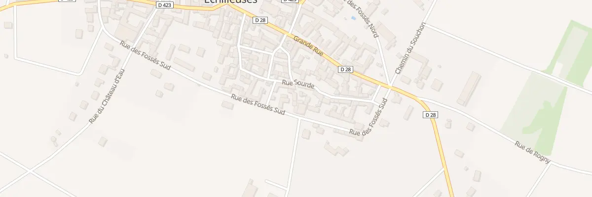 Plan du 22 Rue Sourde à Échilleuses