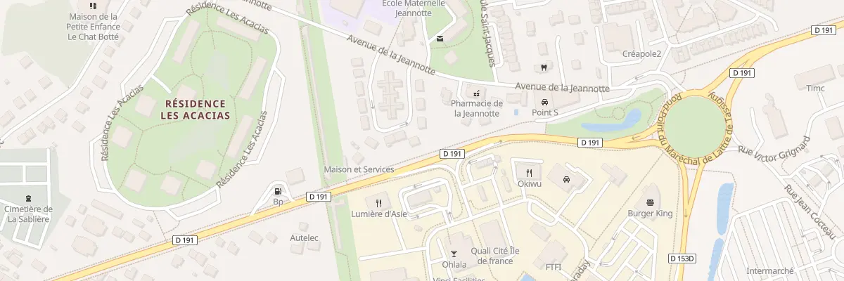 Plan du 16B Rue du Hameau à Mennecy