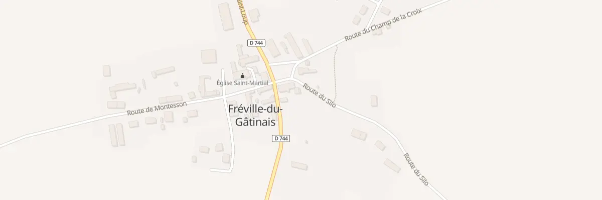 Plan du 8 Rte du Silo à Fréville-du-Gâtinais