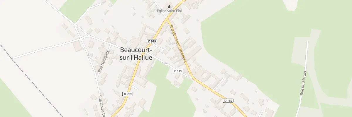 Plan du 8 Rue du Vieux Cimetière à Beaucourt-sur-l’Hallue
