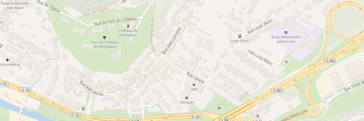 Plan du 5 Rue Lénine à Montataire