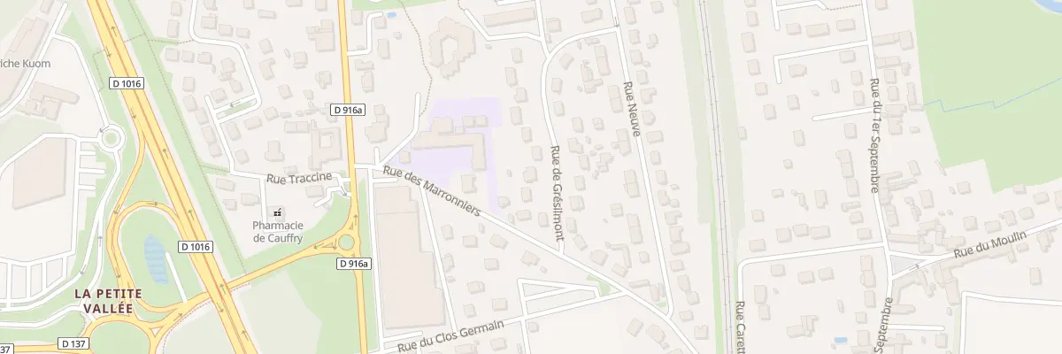 Plan du 5 Rue de Grésilmont à Cauffry