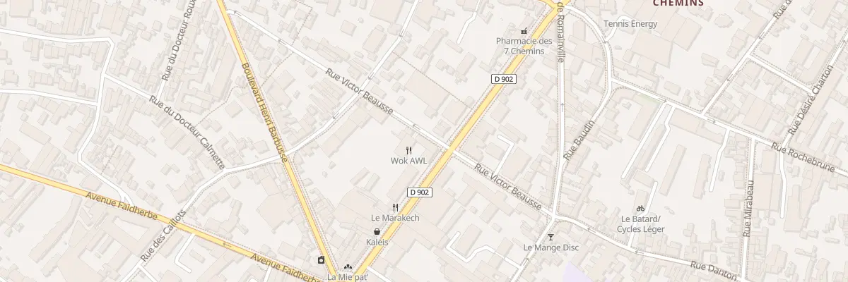 Plan du 13 Rue Victor Beausse à Montreuil