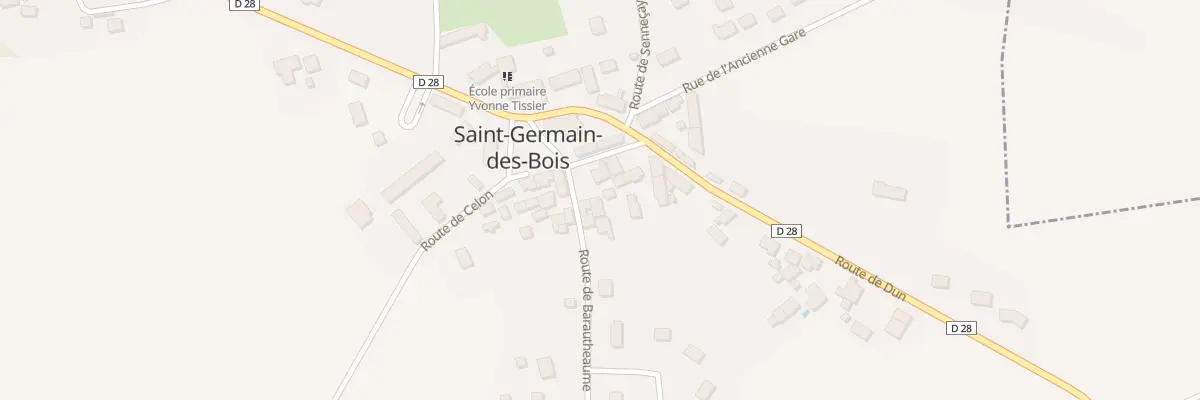Plan du 21 Le Bourg à Saint-Germain-des-Bois