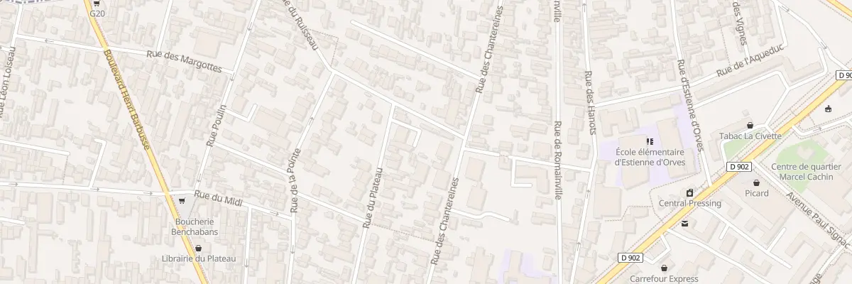 Plan du 35 Rue des Chantereines à Montreuil