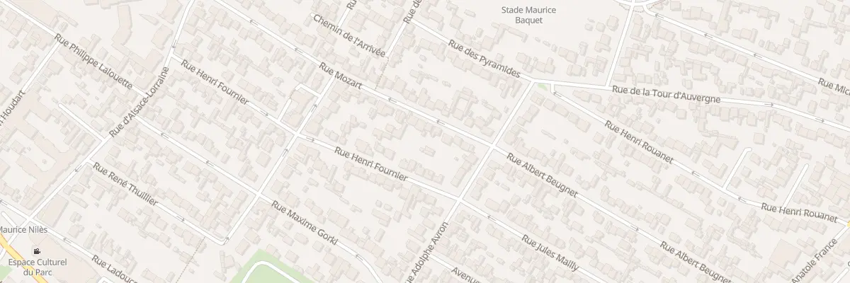 Plan du 58 Rue Mozart à Drancy