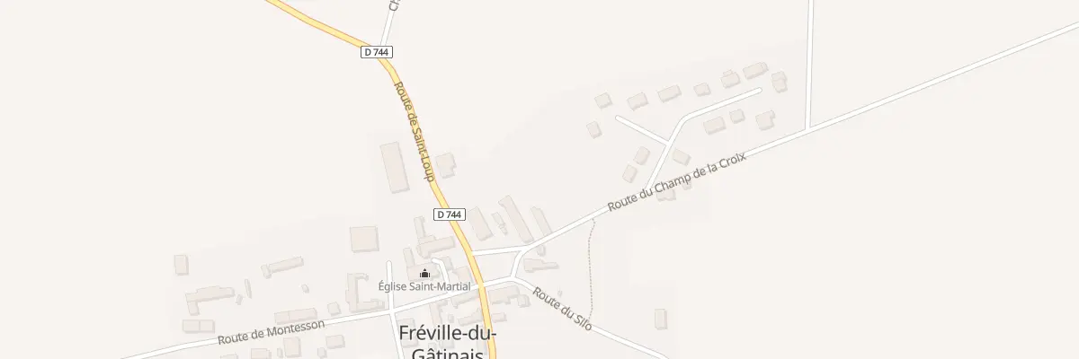 Plan du 19 Rte du Champ de la Croix à Fréville-du-Gâtinais