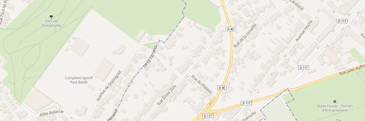Plan du 32 Rue Emile Zola à Noisy-le-Sec