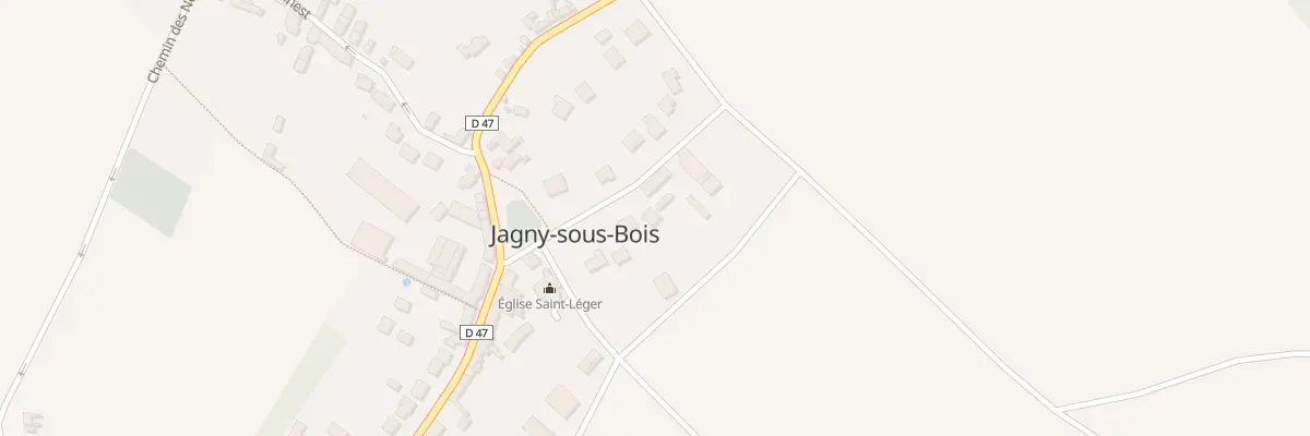 Plan du 8 Rue du Faflot à Jagny-sous-Bois