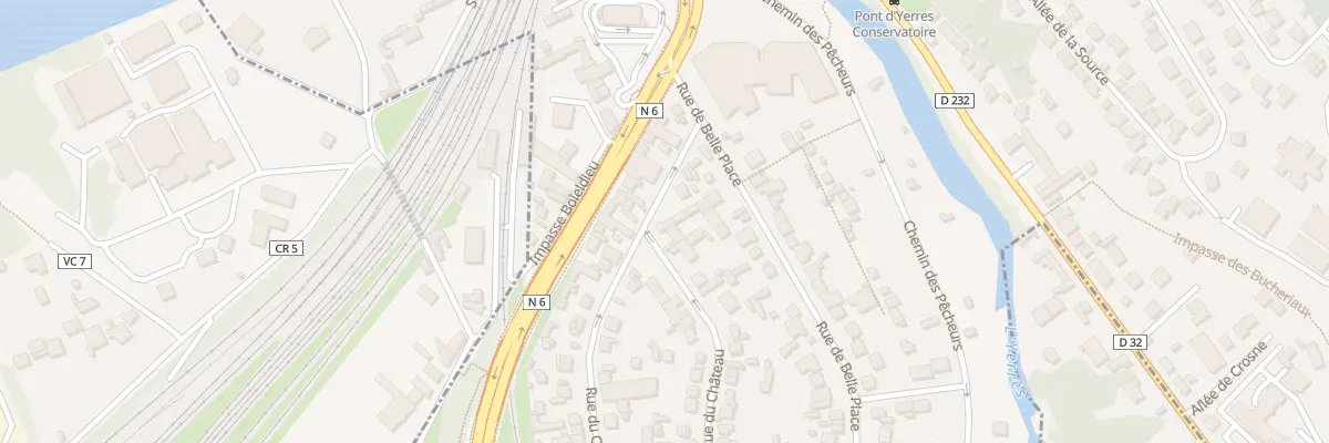 Plan du 7 Rue du Chemin de Fer à Villeneuve-Saint-Georges