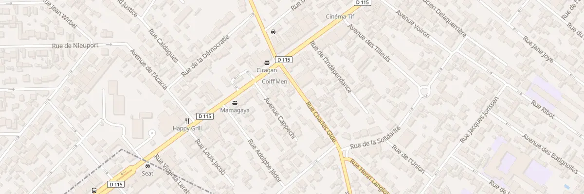 Plan du 114 Rue Charles Gide à Drancy