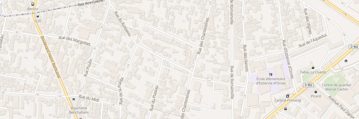 Plan du 6 Rue du Ruisseau à Montreuil