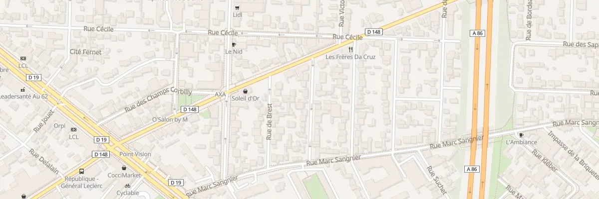 Plan du 17 Rue de Rouen à Maisons-Alfort