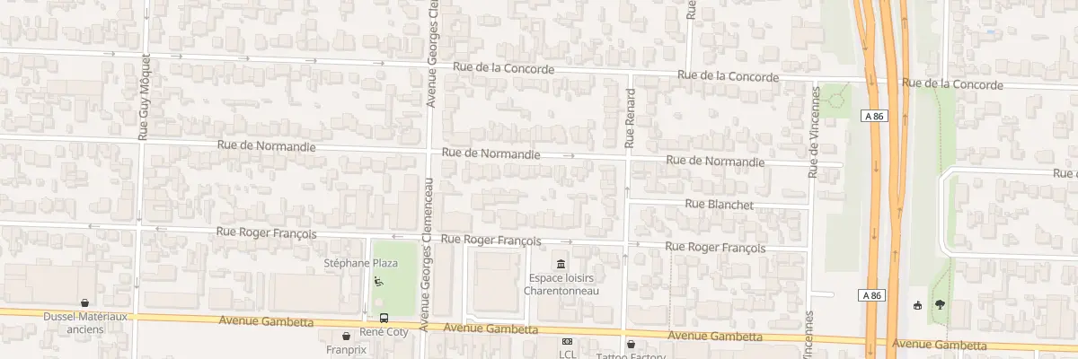 Plan du 138 Rue de Normandie à Maisons-Alfort
