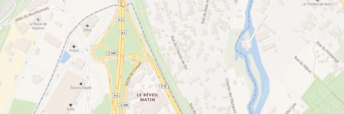 Plan du 84 Rue du Chemin de Fer à Villeneuve-Saint-Georges