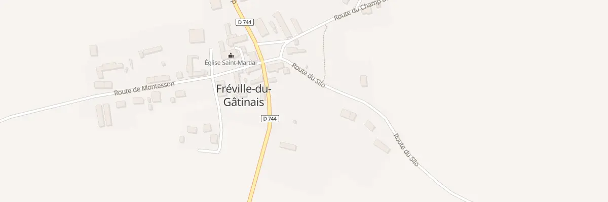 Plan du 10 Rte du Silo à Fréville-du-Gâtinais