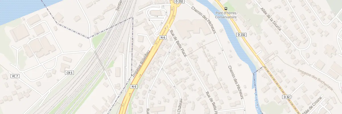 Plan du 5 Rue du Chemin de Fer à Villeneuve-Saint-Georges