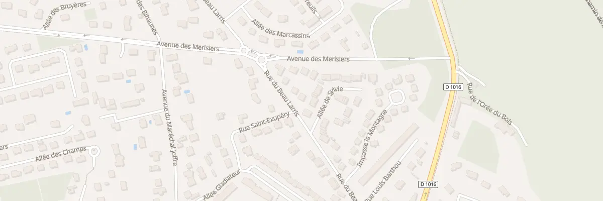 Plan du 14 Rue du Beau Larris à Lamorlaye
