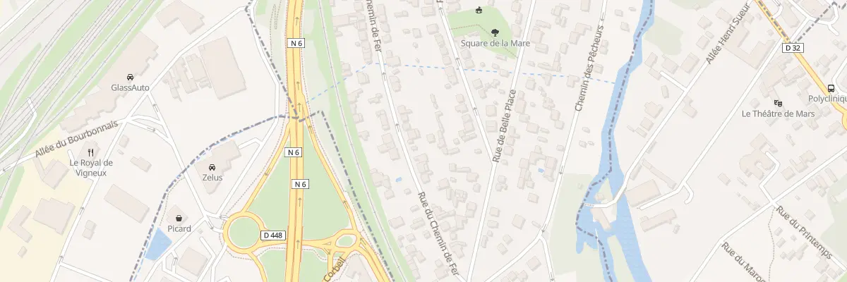 Plan du 57 Rue du Chemin de Fer à Villeneuve-Saint-Georges