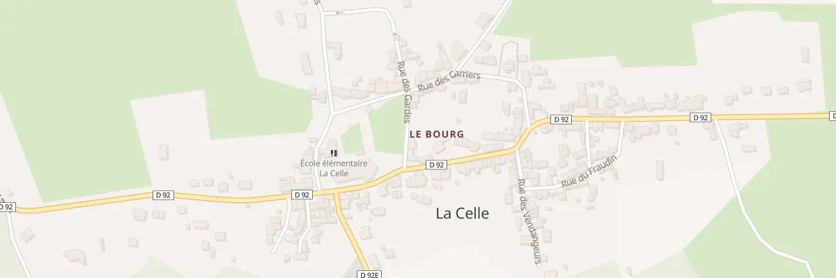 Plan du 4 Rue des Gardes à La Celle