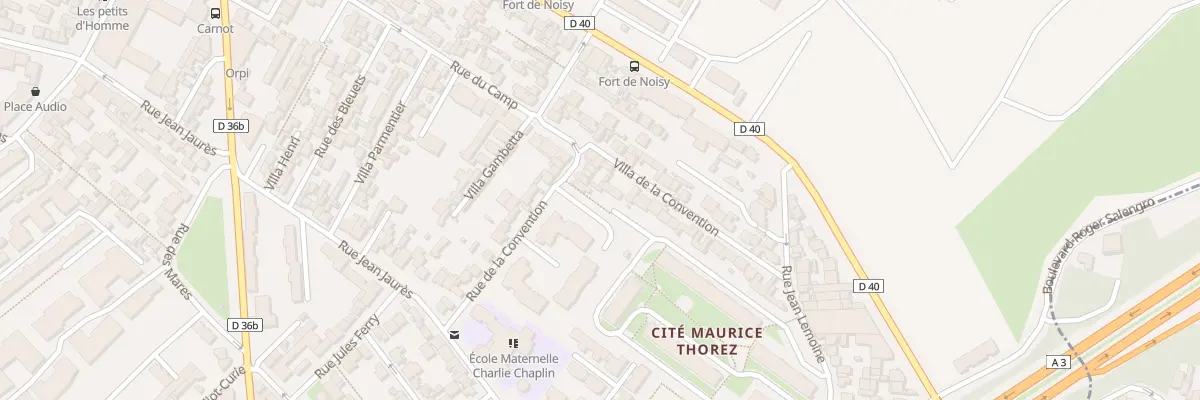 Plan du 37 Rue Convention à Romainville