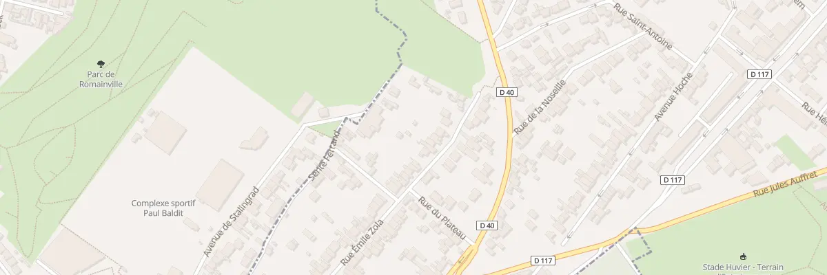 Plan du 26 Rue Emile Zola à Noisy-le-Sec