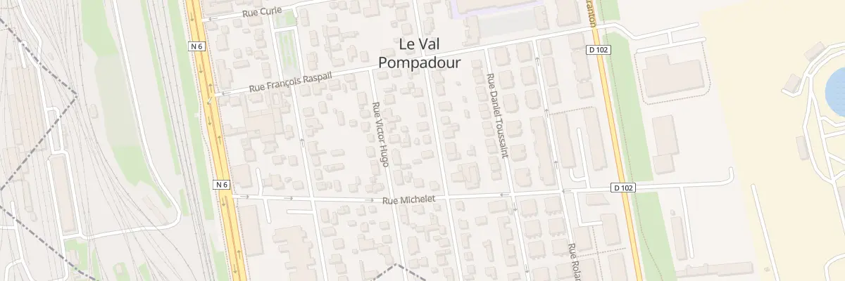 Plan du 23 Rue Parmentier à Valenton