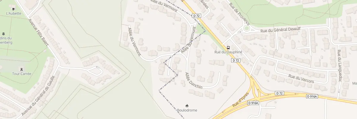 Plan du 59 Sq Vauban à Hoymille