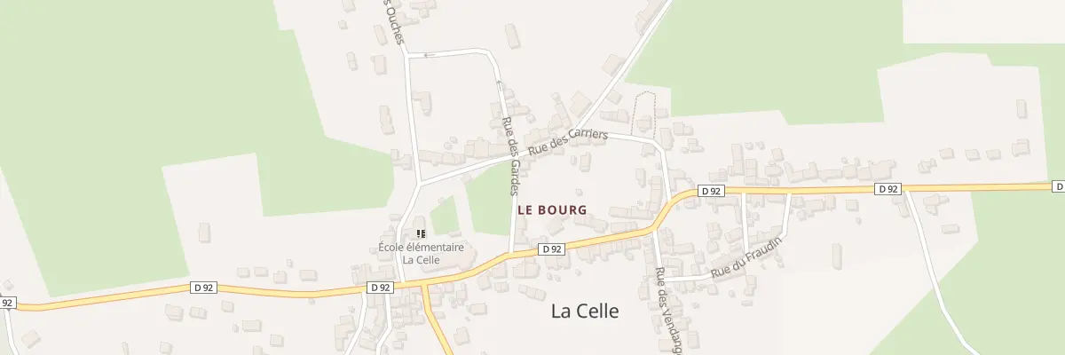 Plan du 6 Rue des Gardes à La Celle