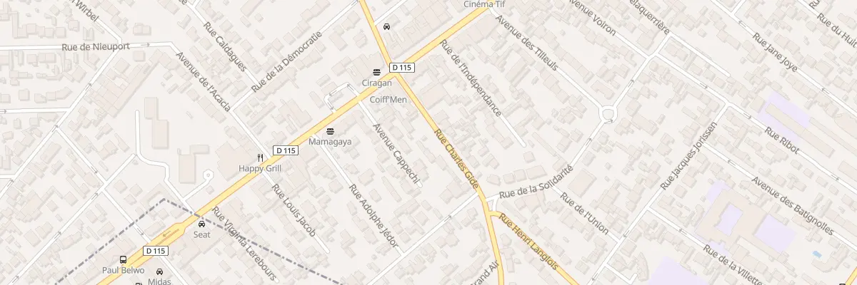 Plan du 118 Rue Charles Gide à Drancy