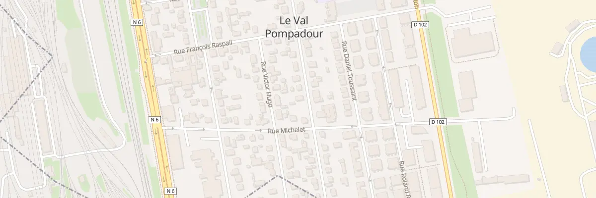 Plan du 21 Rue Parmentier à Valenton