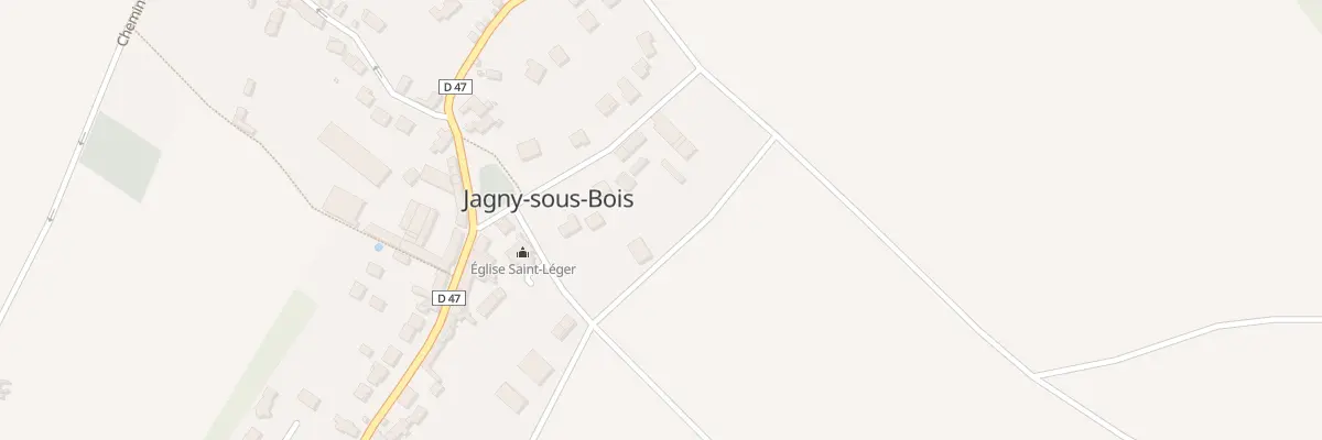 Plan du 7 Chem de Derrière l’Eglise Cr 18 à Jagny-sous-Bois